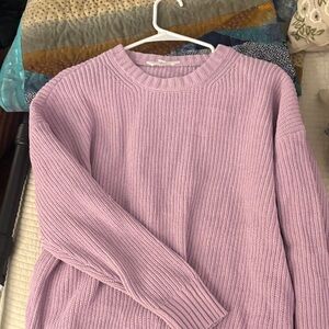 Time and Tru Light Purple Knit Top